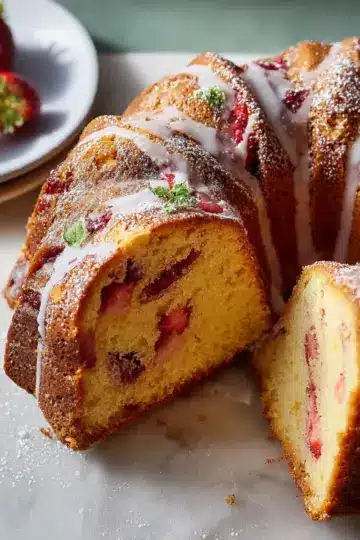 A Strawberry Pound Cake That’s Rich, Buttery, and Light as a Spring Afternoon