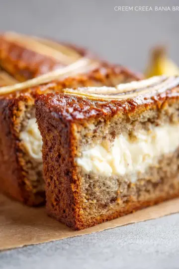 Cream Cheese-Filled Banana Bread