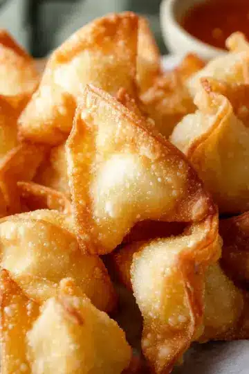 Sweet Cream Cheese Wontons