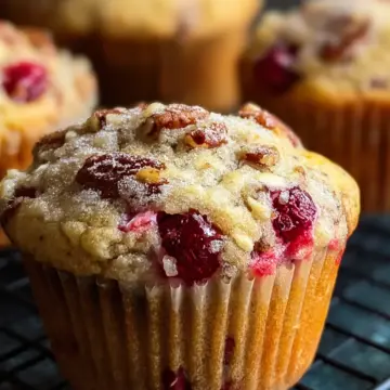Cranberry Orange Pecan Muffins
