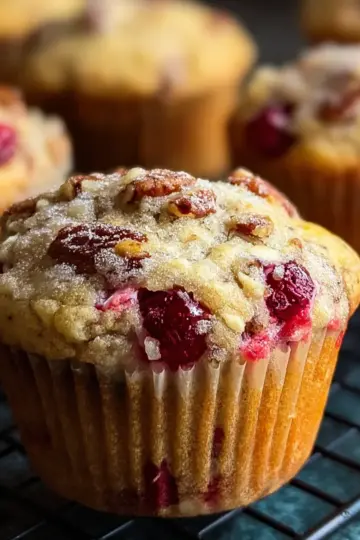 Cranberry Orange Pecan Muffins