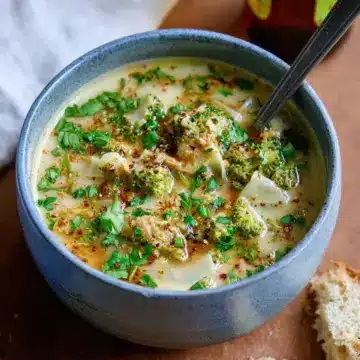 Italian Broccoli Parmesan Soup