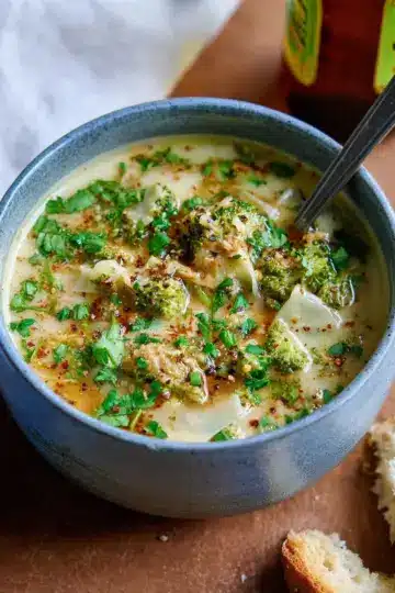 Italian Broccoli Parmesan Soup