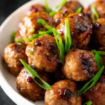 Cranberry Jalapeño Meatballs