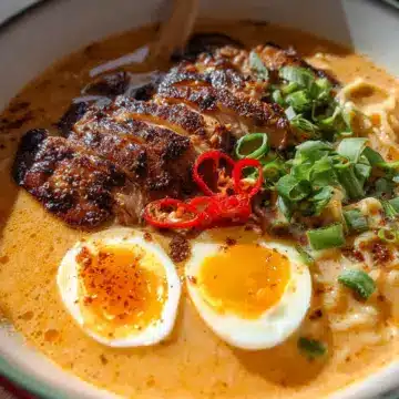 Creamy Spicy Chicken Ramen