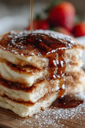 Spanish Churro Pancakes