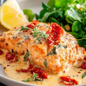 Creamy Tuscan Marry Me Salmon