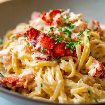 Fancy Lobster Pasta with Cream Sauce