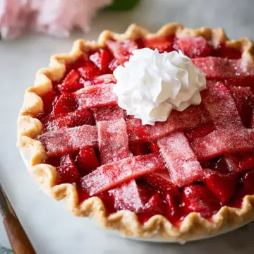 Strawberry Pie Recipe with Strawberry Crust