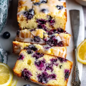 Easy Lemon Blueberry Breakfast Bread