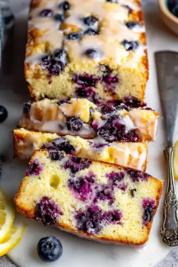 Easy Lemon Blueberry Breakfast Bread