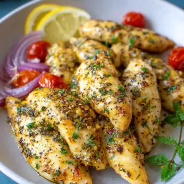 Oven-Baked Mediterranean Chicken Tenders (Easy and Healthy)