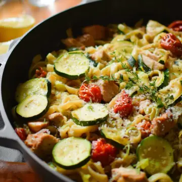 Chicken Zucchini Pasta Skillet