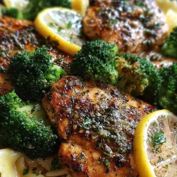Cowboy Butter Lemon Bowtie Chicken with Broccoli