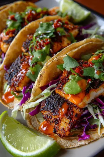 Blackened Fish Tacos