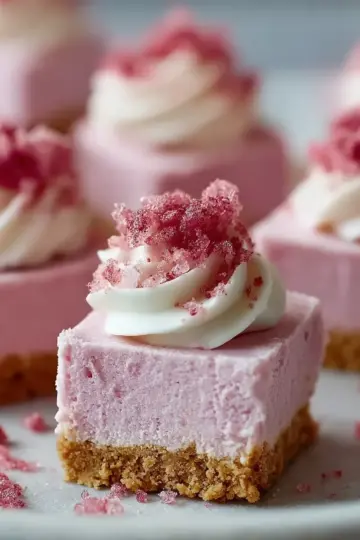 No-Bake Pink Velvet Cheesecake Bites
