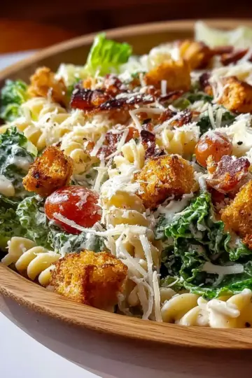 Delicious Pasta Caesar Salad: An Incredible Ultimate Recipe with 7 Amazing Ingredients