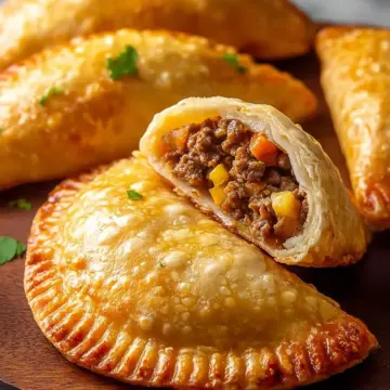 Homemade Beef or Chicken Empanadas with Spiced Filling Recipe
