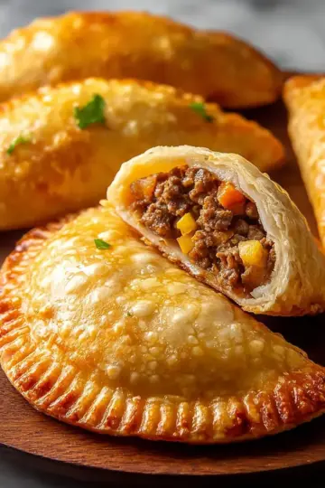 Homemade Beef or Chicken Empanadas with Spiced Filling Recipe