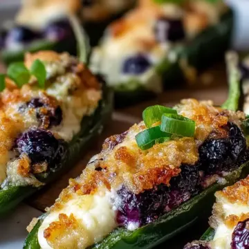 Blueberry Brie Jalapeño Poppers: An Amazing Ultimate Recipe