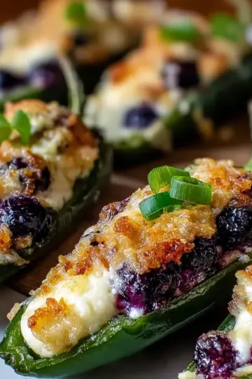 Blueberry Brie Jalapeño Poppers: An Amazing Ultimate Recipe