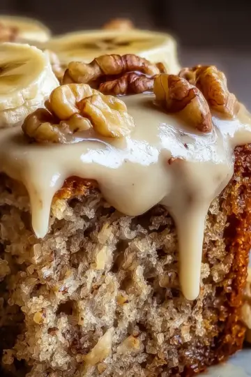 Luscious Vanilla Banana Walnut Cake – Easy & Moist Recipe