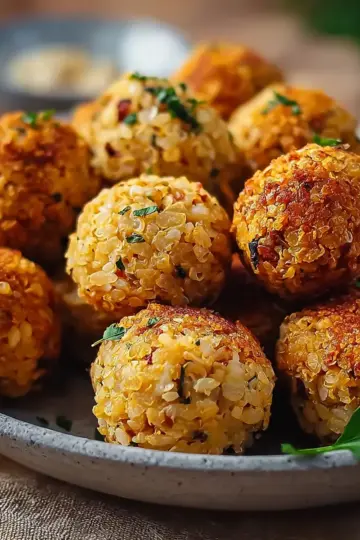 Baked Chickpea and Rice Balls: Your New Favorite Snack!