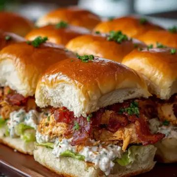 Crack Chicken Sliders