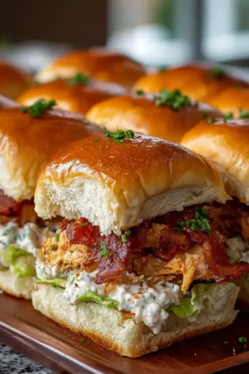 Crack Chicken Sliders