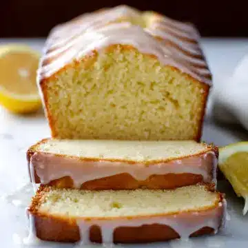 Glazed Lemon Pound Cake Loaf