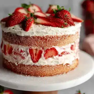 Gluten Free Strawberry Shortcake Cake