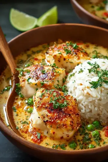 Coconut Chicken Brothy Rice: A Cozy One-Pot Delight Recipe