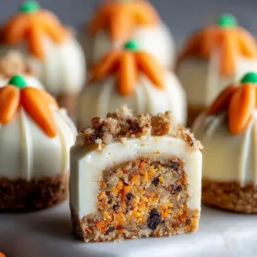 Carrot Cake Cheesecake Bites Recipe