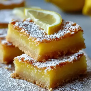 Lemon Bars with Shortbread Crust