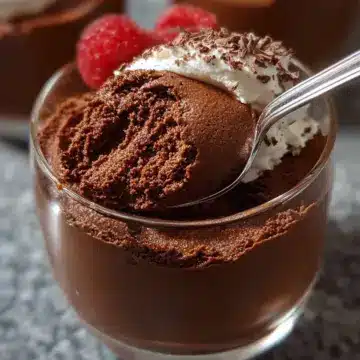 Easy No-Bake Dark Chocolate Mousse