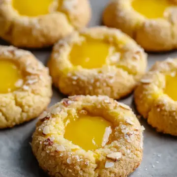 Almond Lemon Curd Thumbprint Cookies You Can’t Resist