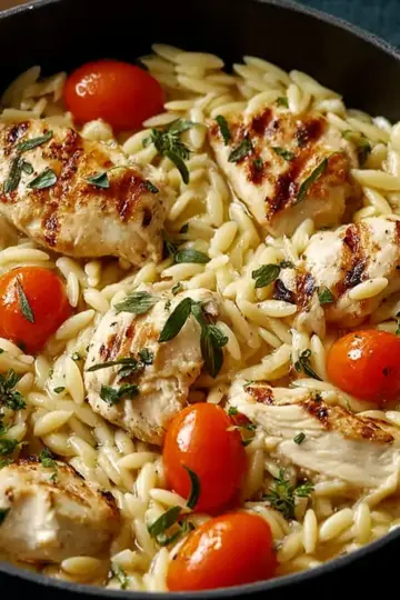 Boursin Orzo with Chicken: An Amazing Ultimate Recipe