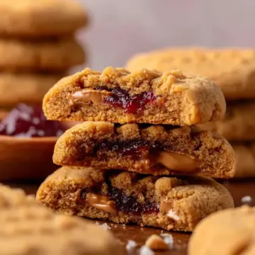 Peanut Butter And Jelly Cookies