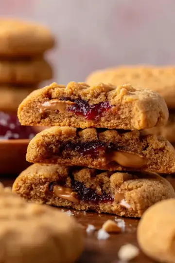 Peanut Butter And Jelly Cookies