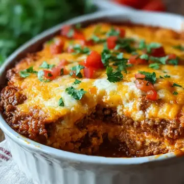 Irresistible Cheesy Low-Carb Taco Bake for Comfort Food Lovers