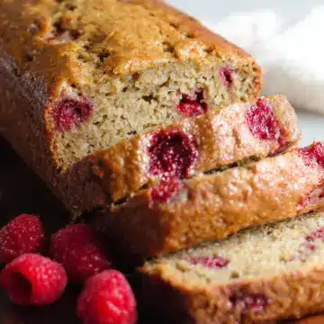 Gluten-Free Raspberry Banana Bread