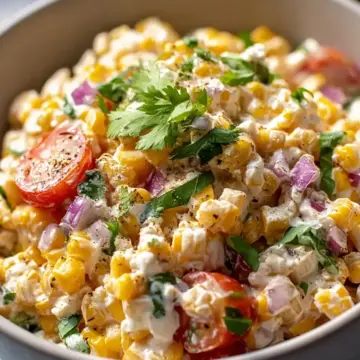 Street Corn Salad with Greek Yogurt Easy Recipe