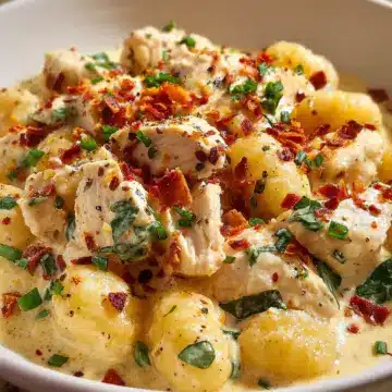 Creamy Crack Chicken Gnocchi