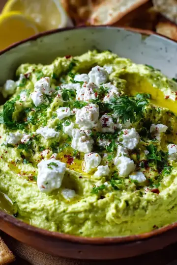 Creamy Avocado Feta Dip