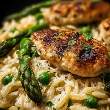 Creamy Parmesan Orzo with Chicken and Asparagus: An Incredible Ultimate Recipe
