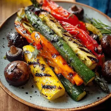 Marinated Grilled Greek Vegetables