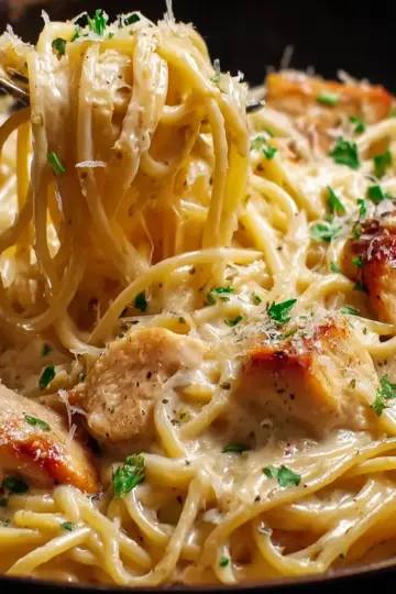 Chicken Spaghetti Easy Recipe – Best Creamy Bake