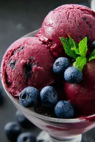 Blueberry Sorbet Easy Recipe