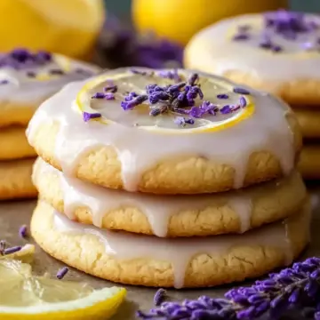 Lemon Lavender Cookies with Sweet Citrus Glaze You’ll Adore