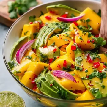 Fresh Mango Salad with Avocado Recipe for a Vibrant Twist